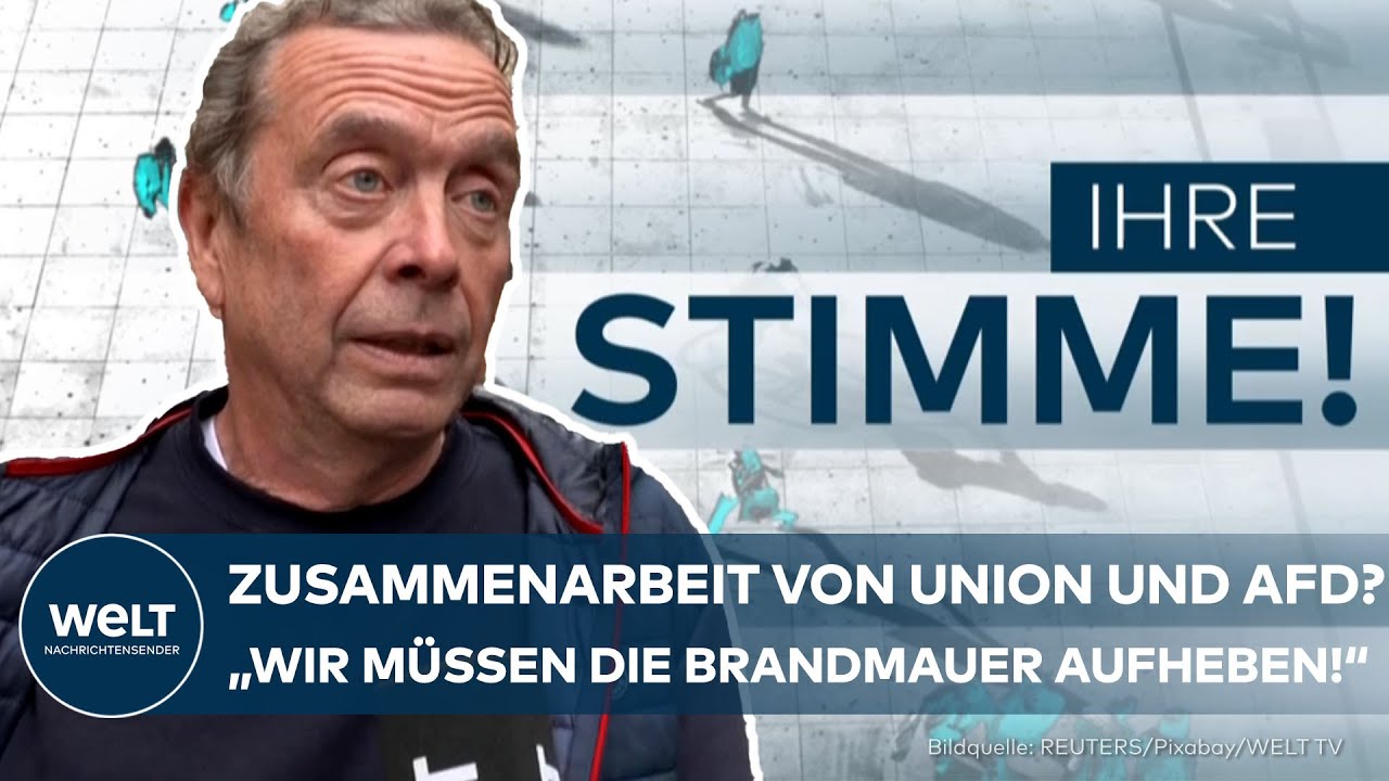 DEUTSCHLAND: Brisante Brandmauer-Diskussion! Sollten CDU, CSU und AfD gemeinsame Sache machen?