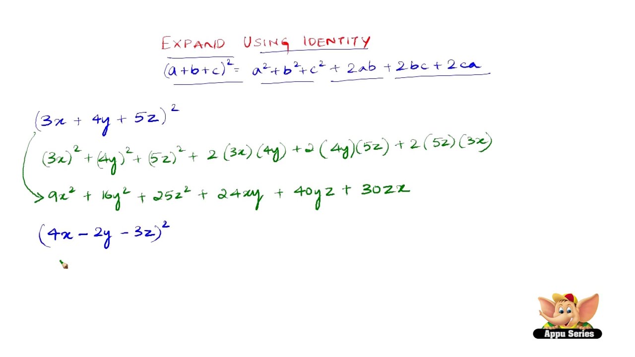 how-to-expand-using-the-identity-a-b-c-2-a2-b2-c2-2ab-2bc-2ca