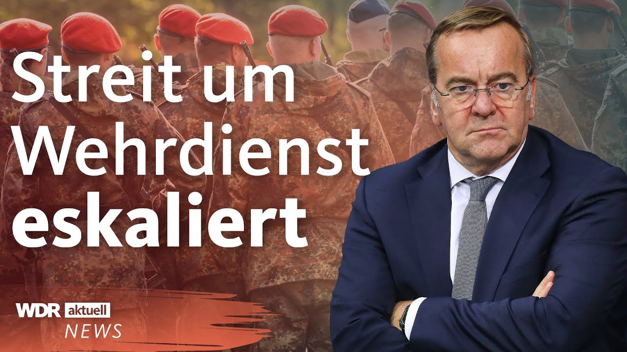 Keine Einigung beim Wehrdienst: Pistorius gegen Losverfahren | WDR aktuell