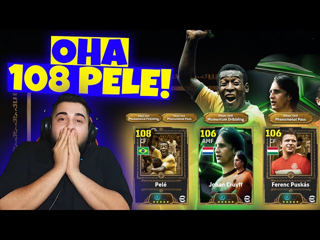 OHAA! 108 PELE & PUSKAS ve CRUYFF GELMİŞ! 😱 TOP AÇILIMI ve DENEME! 🔥 BENİ ÇOK ŞAŞIRTILAR! 😨