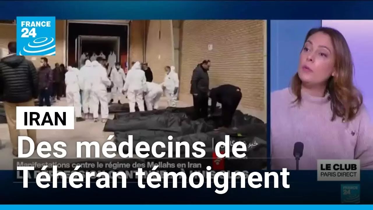 "C'était des balles de guerre" : des médecins iraniens témoignent d'une répression sans précédent