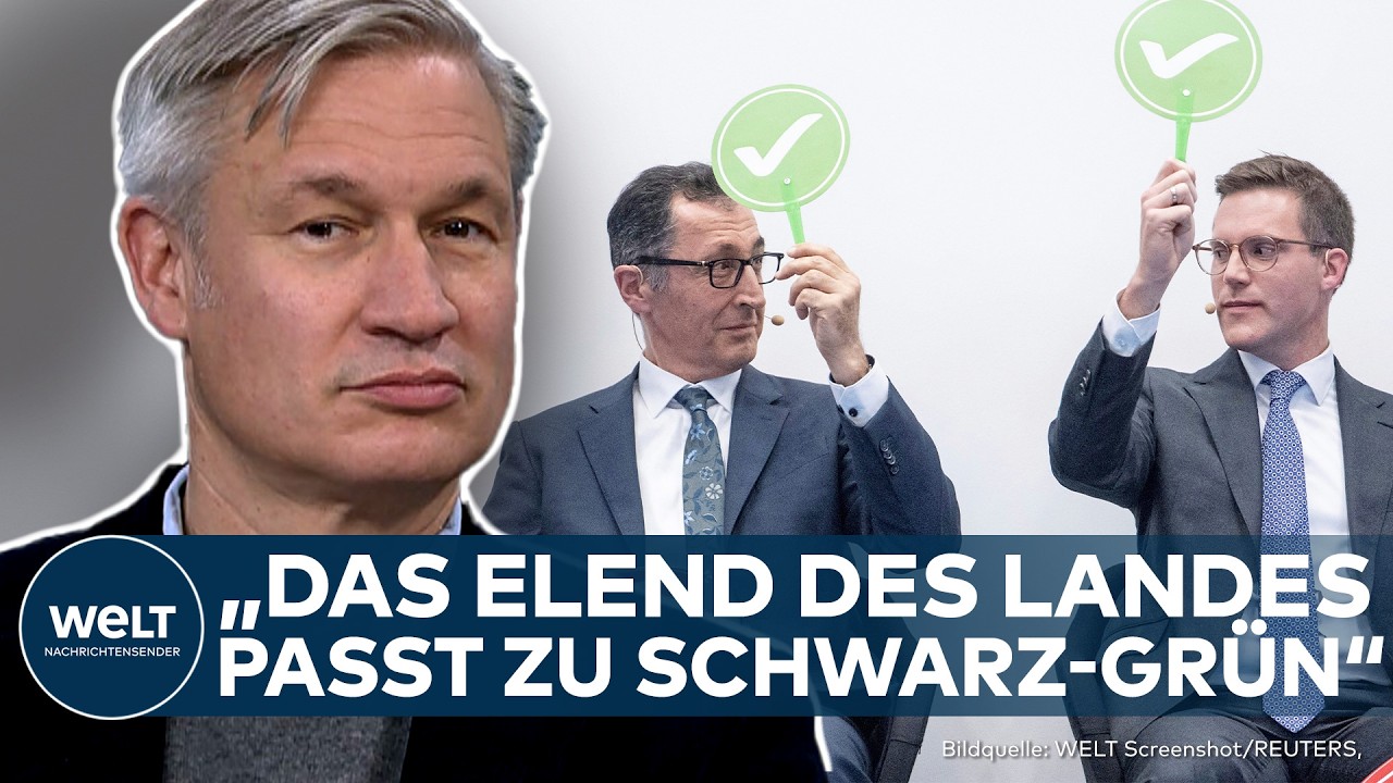 ULF POSCHARDT: Wahlen in Baden-Württemberg! "Das Elend passt zu schwarz-grün"