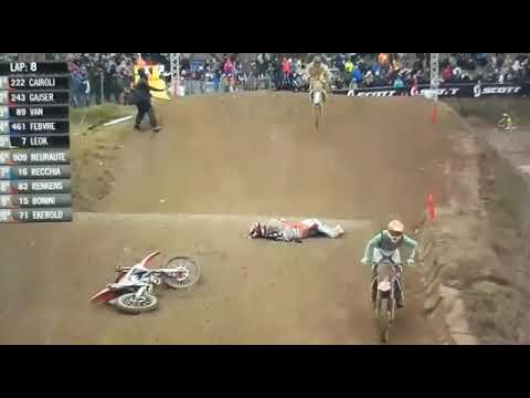 Gajser crash Mantova