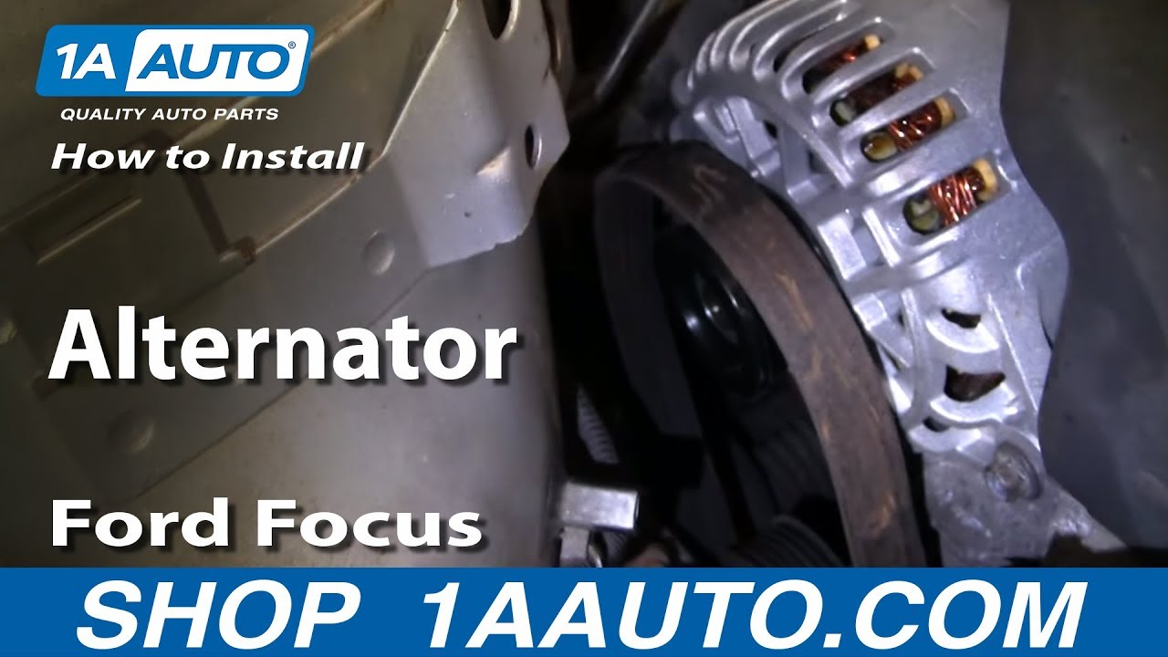 How to replace a alternator on a 2005 ford focus #10