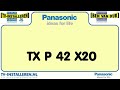 PANASONIC TXP42X20 TV Installeren - Ci+ Installeren