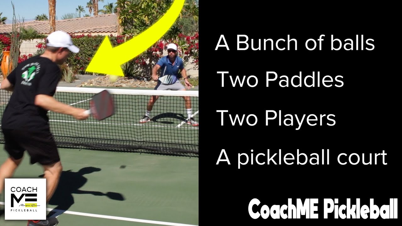 Lateral Movement Drills for Forehand & Backhand Pickleball Volleys 🔥 | CoachME