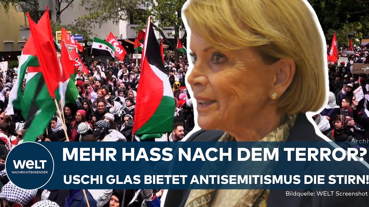 USCHI GLAS: Gegen Antisemitismus! Mehr Hass nach dem Terror? Starke Frauen gegen Judenhass