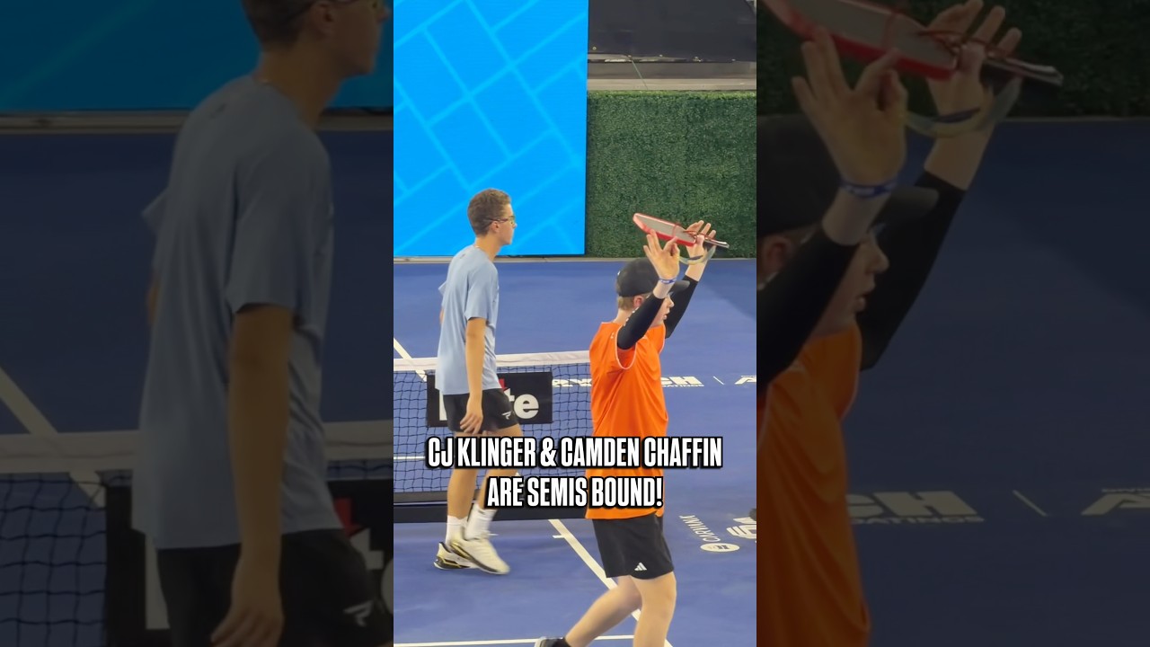 Klinger & Chaffin take on Sock & Ge 💪 in Men’s Doubles