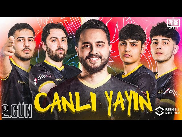 🔴 BUGÜN SAHNE BİZİM! PMSL EU 2. GÜN! PUBG Mobile