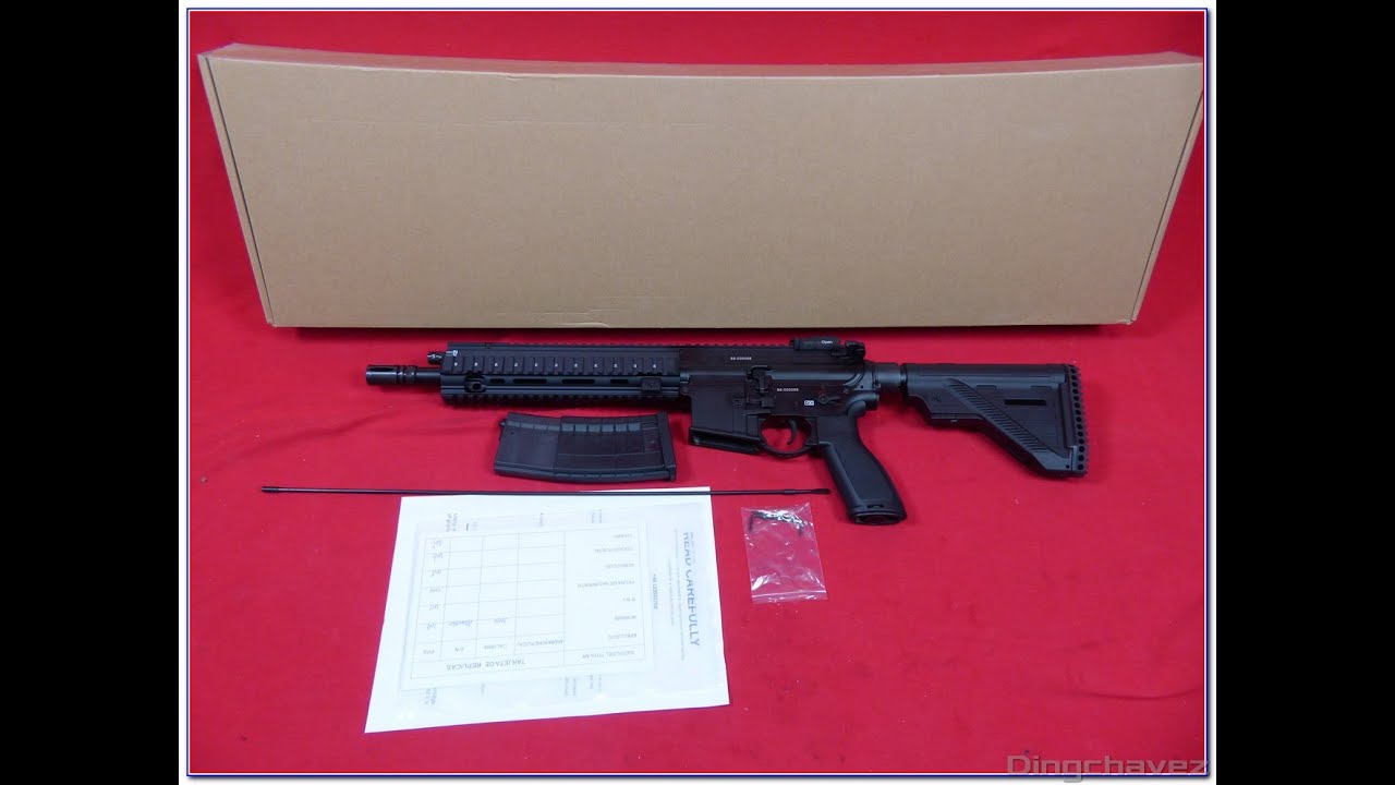 Airsoft - Arcturus GR16-MOD5 & mod F-S (HK416) shooting test.