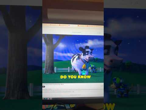 Bettina the cow in do you know the paw patrol song