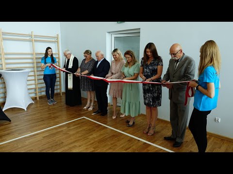 Uroczyste otwarcie sali w Zespole Szkół Specjalnych w Starym Lubiejewie