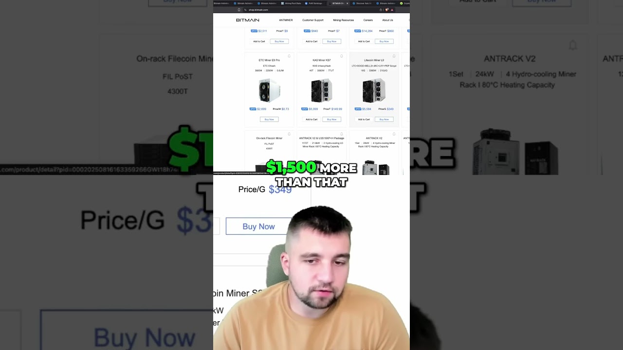 Bitmain's Miner Resurgence: L7 vs. L9 Showdown & Hydro Models! shorts