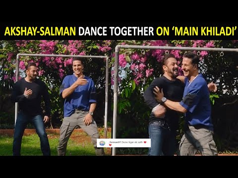 Viral: Akshay Kumar and Salman Khan groove together for 'selfie' promotion 