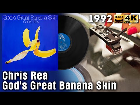 Chris Rea - God's Great Banana Skin, 1992, LYRICS, Vinyl video 4K, 24bit/96kHz