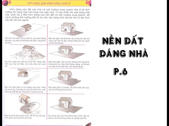 XEM PHONG THỦY ĐẤT, NỀN ĐẤT, DÁNG NHÀ BIẾT CÁT HUNG P.6