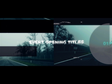 Event Opening Titles ( After Effects Project Files ) ★ AE Templates