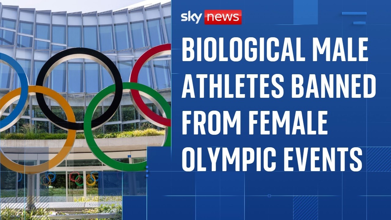 Transgender women athletes banned from female Olympic events