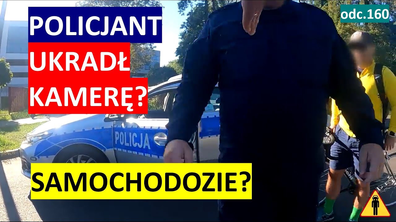 Policjant zabrał YouTuberowi kamerę i udawał iż jej nie ma...