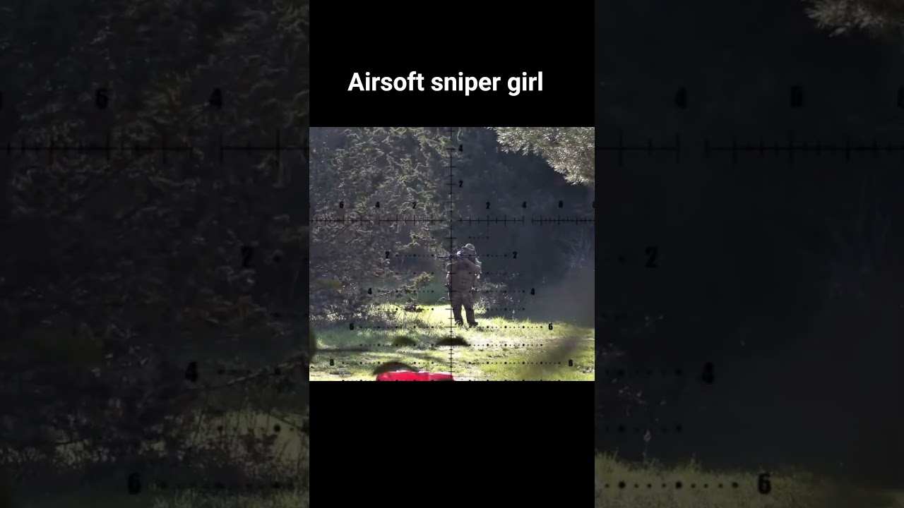Airsoft sniper girl long range #airsoftgirl #snipergirl #airsoftfrancais