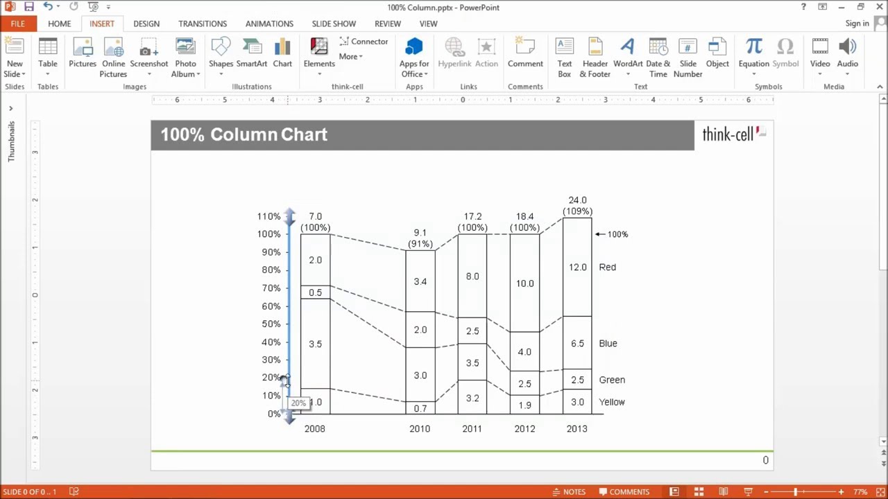 Features :: Charting, Excel data links and slide layout ...