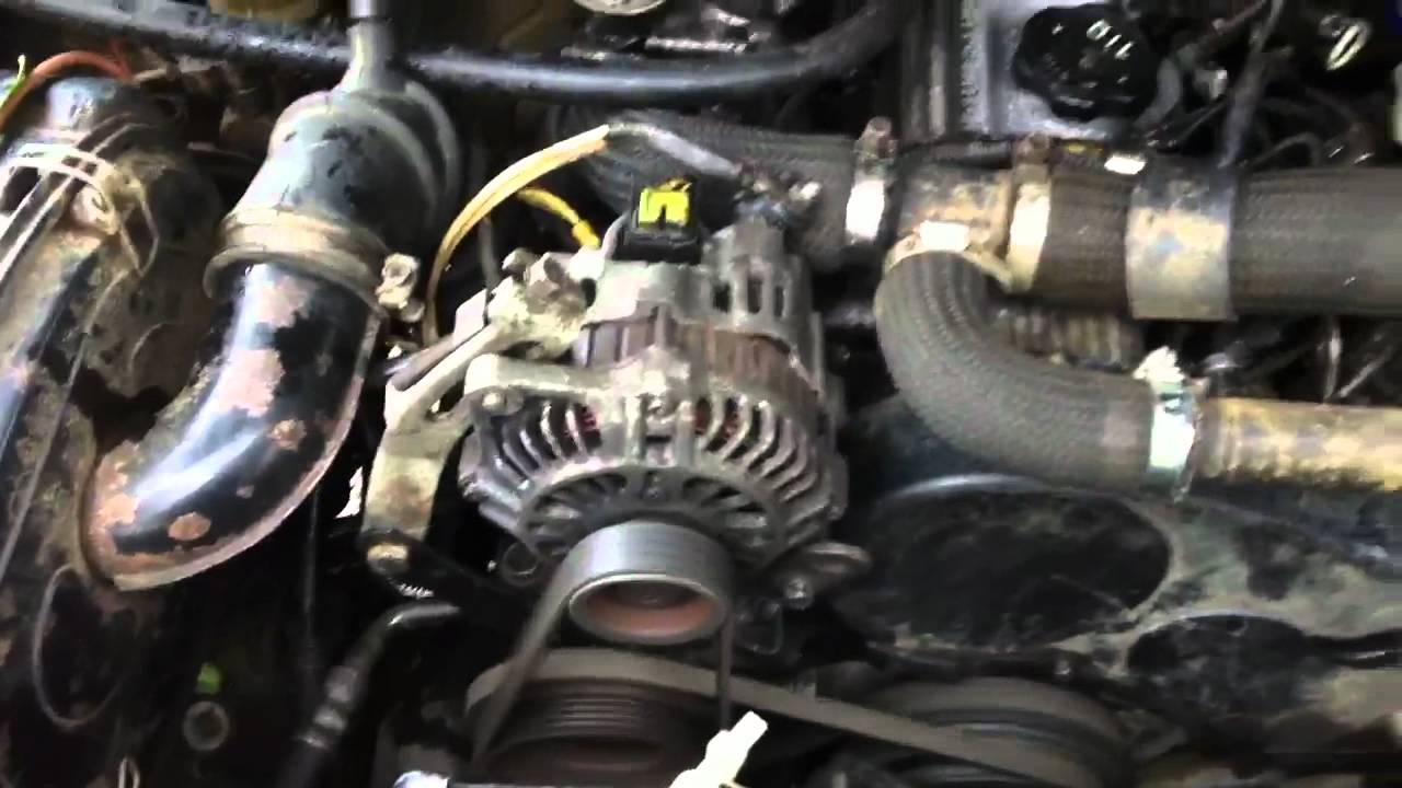 Pajero alternator mod - YouTube 1999 ford f150 starter wiring diagram 