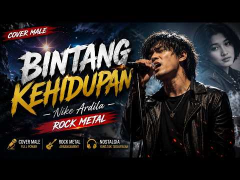 BINTANG KEHIDUPAN 🔥 Cover Male Rock Metal | Nike Ardilla Full Power!