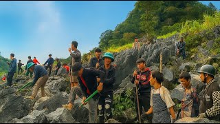 Thực Sự Choáng Ngợp! Hàng Trăm Người Từ 5 Thôn Cùng Nhau Mở Con Đường Mới. Nguyễn Tất Thắng