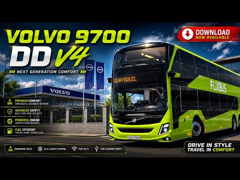 Volvo 9700 DD V3 ETS2 1.58