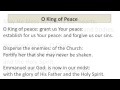O King of Peace - Epouro (Veneration)