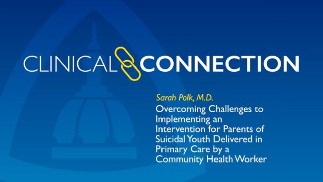 Paloma: A Youth Suicide Prevention Program for Parents Delivered by a Community Health Worker