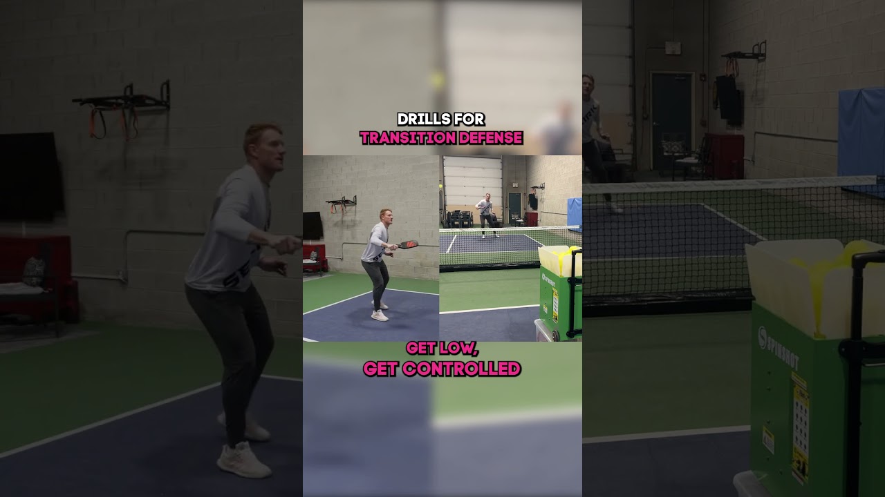 Conquering drills with the Spinshot Ball Machine 🔥 #pickleball #pickleballtips #explore #shorts