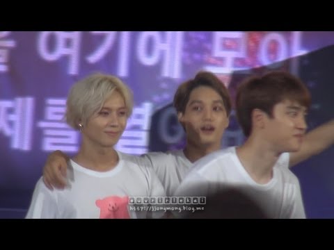 140815 SMTOWN live in seoul 빛 EXO 종인 KAI focus