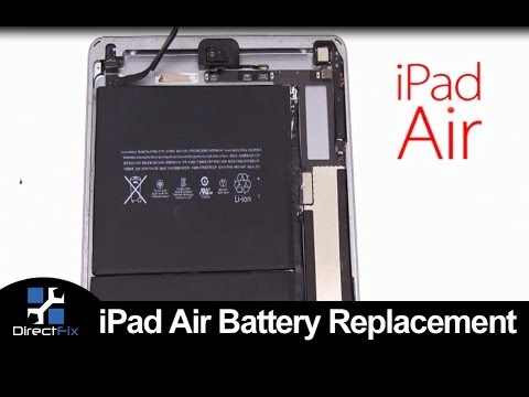 How To: Replace iPad Air Battery | DirectFix - YouTube
