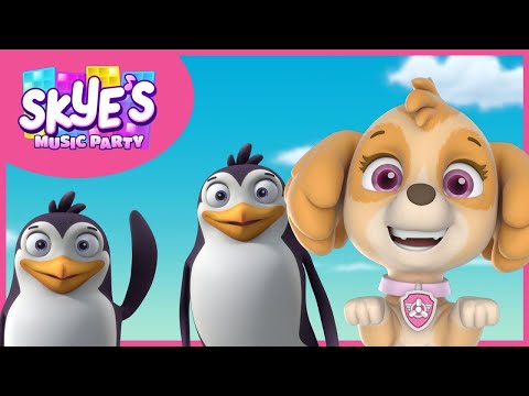 Waddle Waddle & More! - Skye's Music Party - PAW Patrol Compilation - Cartoons for Kids
