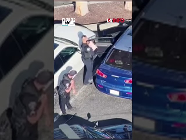 Un bébé oublié dans une voiture au soleil et sauvé par des policiers.