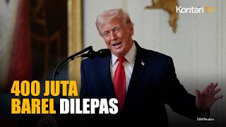 Selat Hormuz Ditutup, Trump Banjiri Pasar dengan 400 Juta Barel Minyak