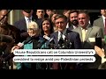 Go back to class - Speaker Johnson at Columbia protest | REUTERS  - 01:22 min - News - Video