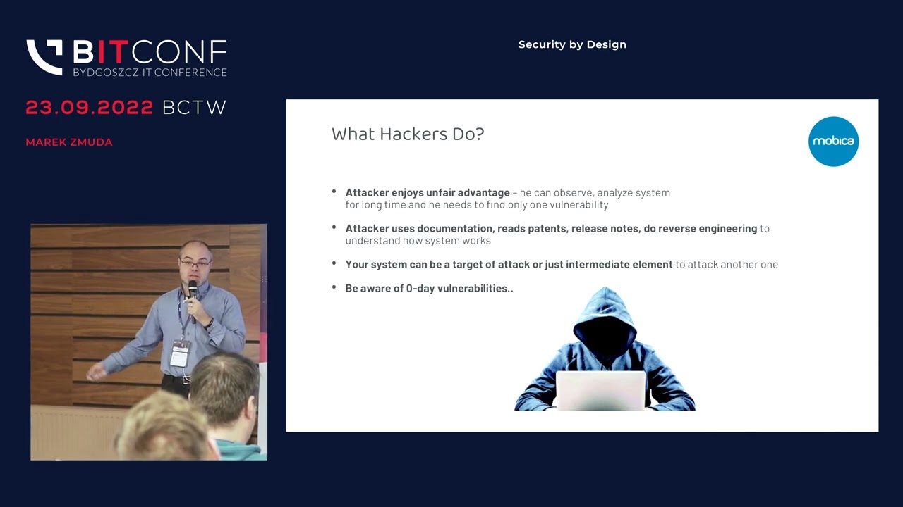 BITconf 2022 - [Marek Zmuda] Security by Design