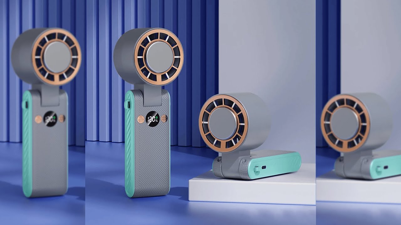 BSIDE Kipas Angin Portable 120 Speed Ice ModeLED Display 2000mAh - M8 Pratinjau video produk BSIDE Kipas Angin Portable 120 Speed Ice ModeLED Display 2000mAh - M8