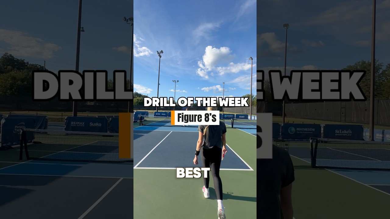 Drill of the Week: Figure 8’s 🙌 #drill #pickleball #training