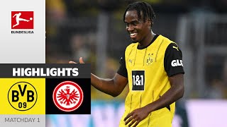 Matchwinner Gittens Decides Match! | Borussia Dortmund — Eintracht Frankfurt 2-0 | Highlights | MD 1