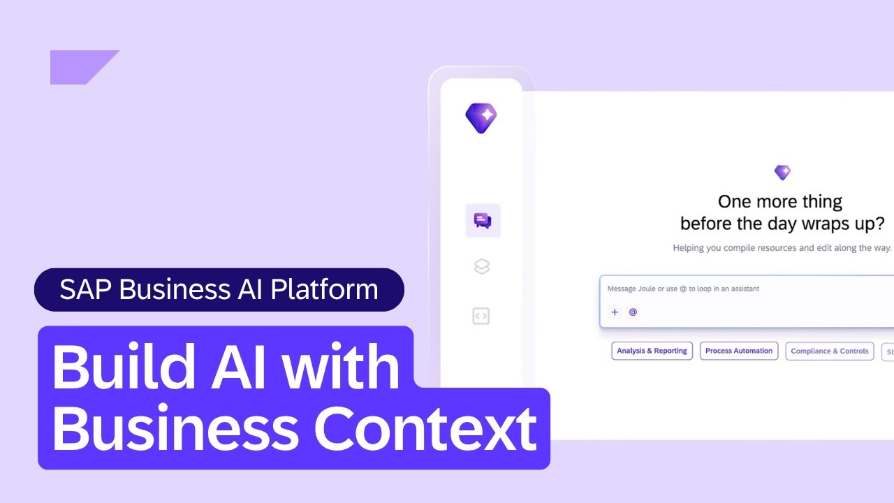 SAP Business AI Platform: Build AI with Business Context | Overview