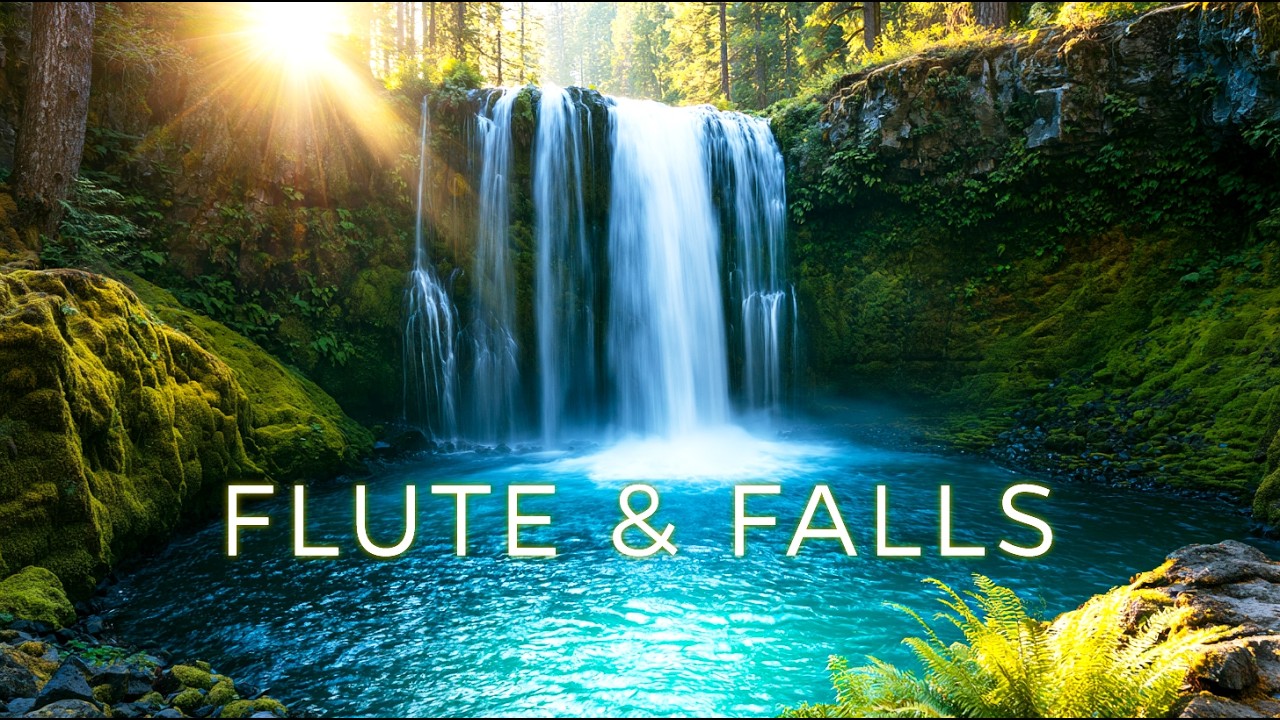 Get Back To Nature | Part 4: Flute Music & Waterfalls | 4 Hour Meditation, Sleep & Stress Relief
