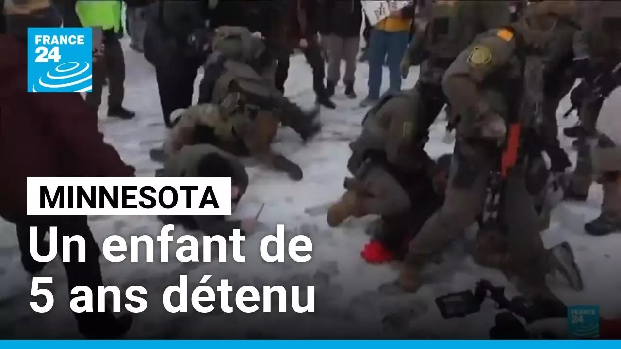 Minnesota : un enfant de 5 ans détenu, Vance veut "faire baisser la température" • FRANCE 24