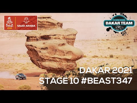 How to change a flat tyre during the rally? Beautiful scenery Saudi Arabia, Coronel Dakar 2021