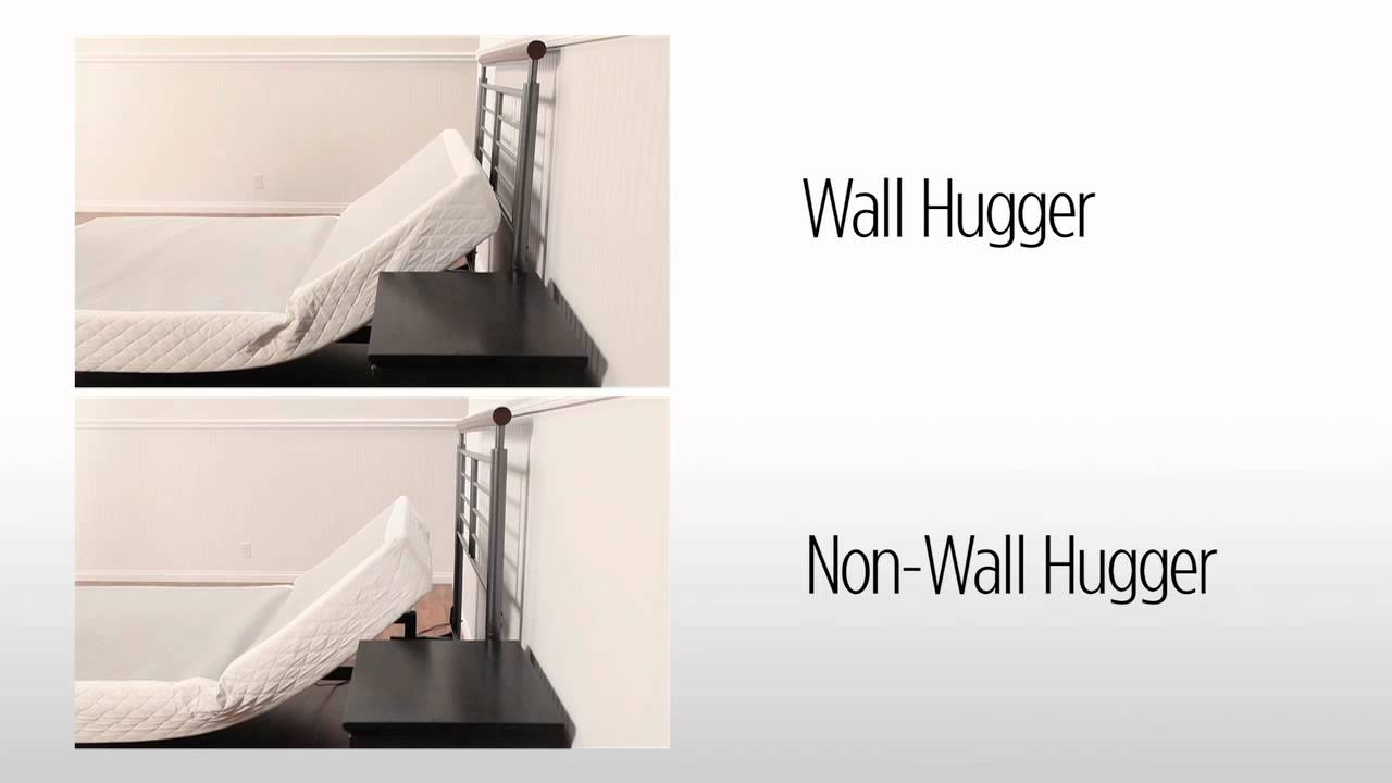 Symphony Wall Hugger Adjustable Bed From Sleep Comfort YouTube