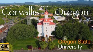 Corvallis, Oregon | Oregon State University | 4K Scenic drone video