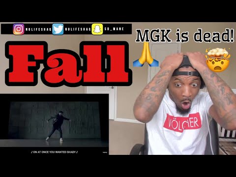 Now its time to RIP MGK! | Eminem - Fall (Official Music Video) REACTION