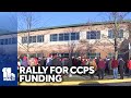 Protesters rally outside Cecil County budget hearing